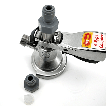 A-Type Keg Coupler S.S (includes 2 x Duotight KL06903) - KegLand