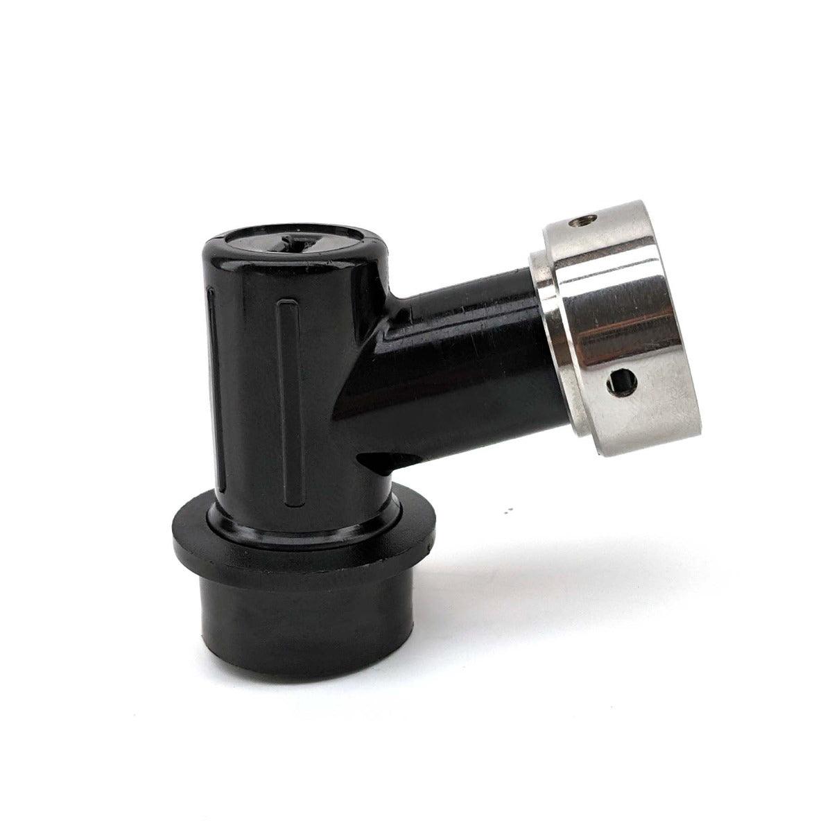 Ball Lock Disconnect (Black/Liquid) - With Integrated Tap Shank & Collar - KegLand