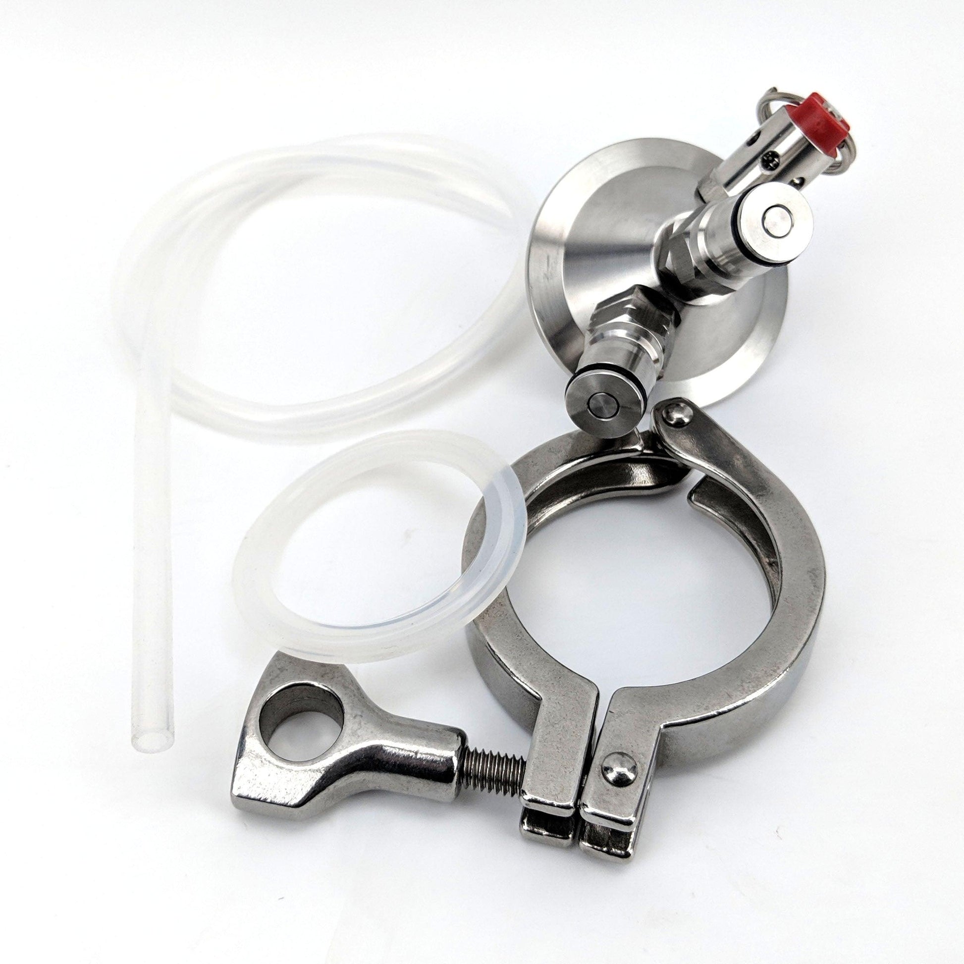 Ball Lock Tapping Head to 2 Inch Tri Clover (Commercial Keg Adaptor) - KegLand