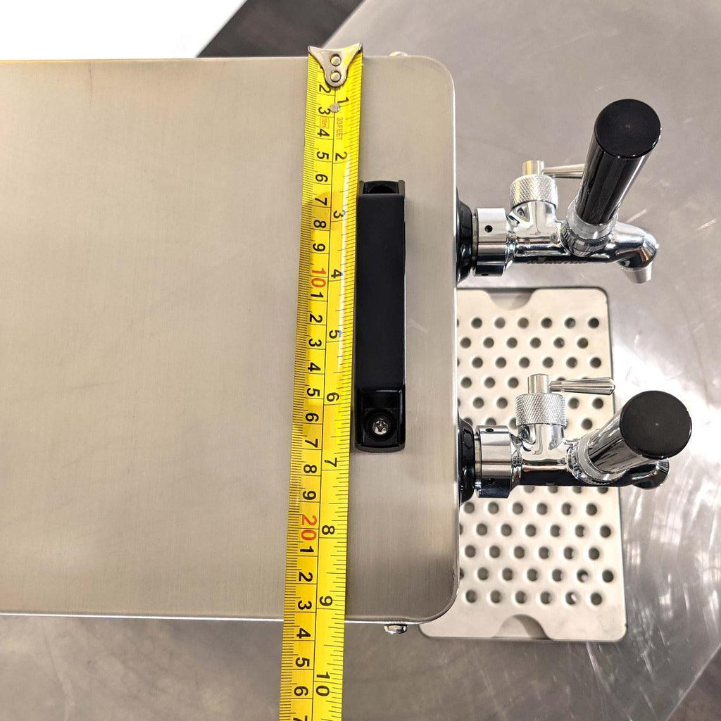 Benchy - Carbon - Double Taps Bench Top Keg Dispenser (Stainless FC Taps)12v/ 24v/240V - KegLand