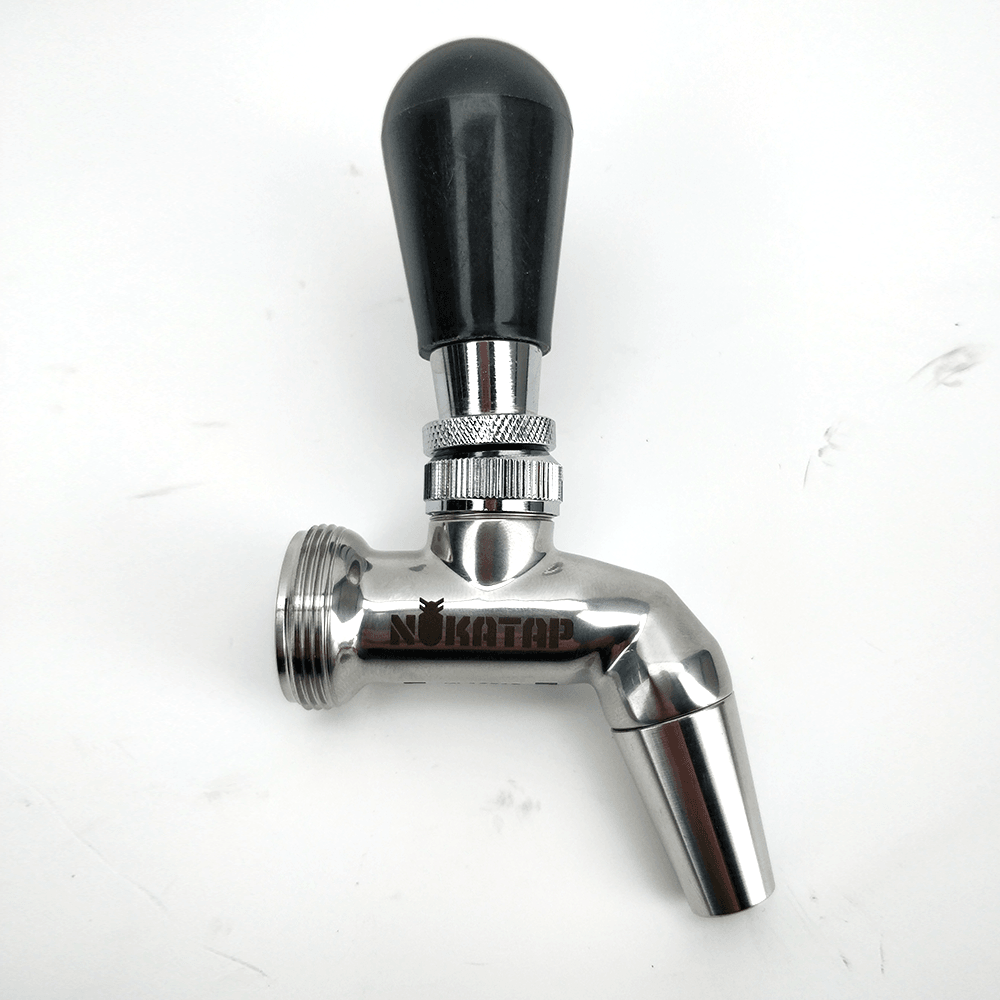 Black Plastic Draft Tap Handle - Short Ball Type - KegLand