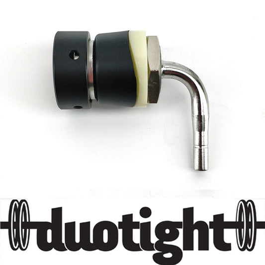 Black Short Shank - Stainless Steel (6.5mm1/4'' Tail suits Duotight -6.5mm 1/4' Reducer) - KegLand