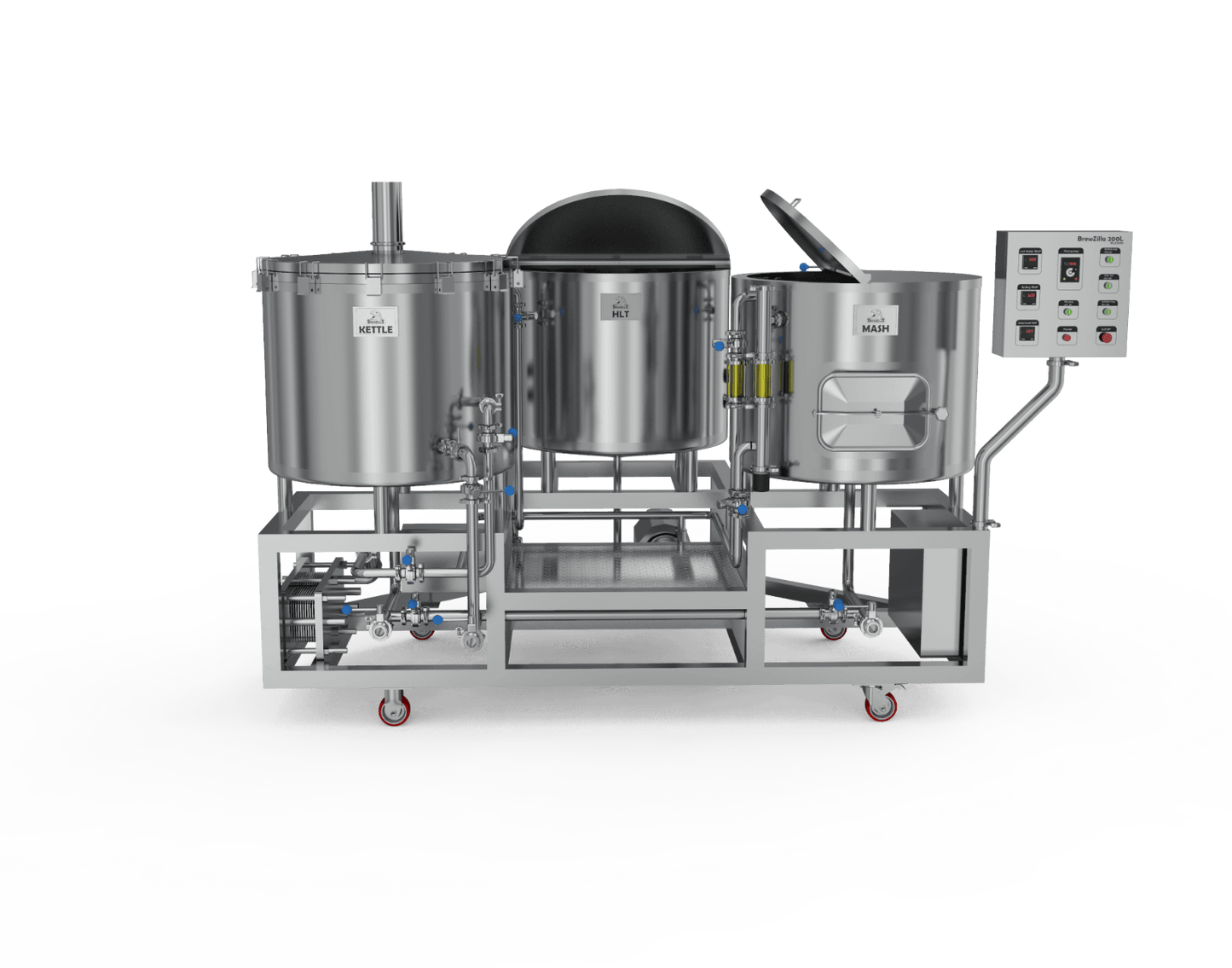 BrewZilla 200L - 3 Vessel Micro-Brewery