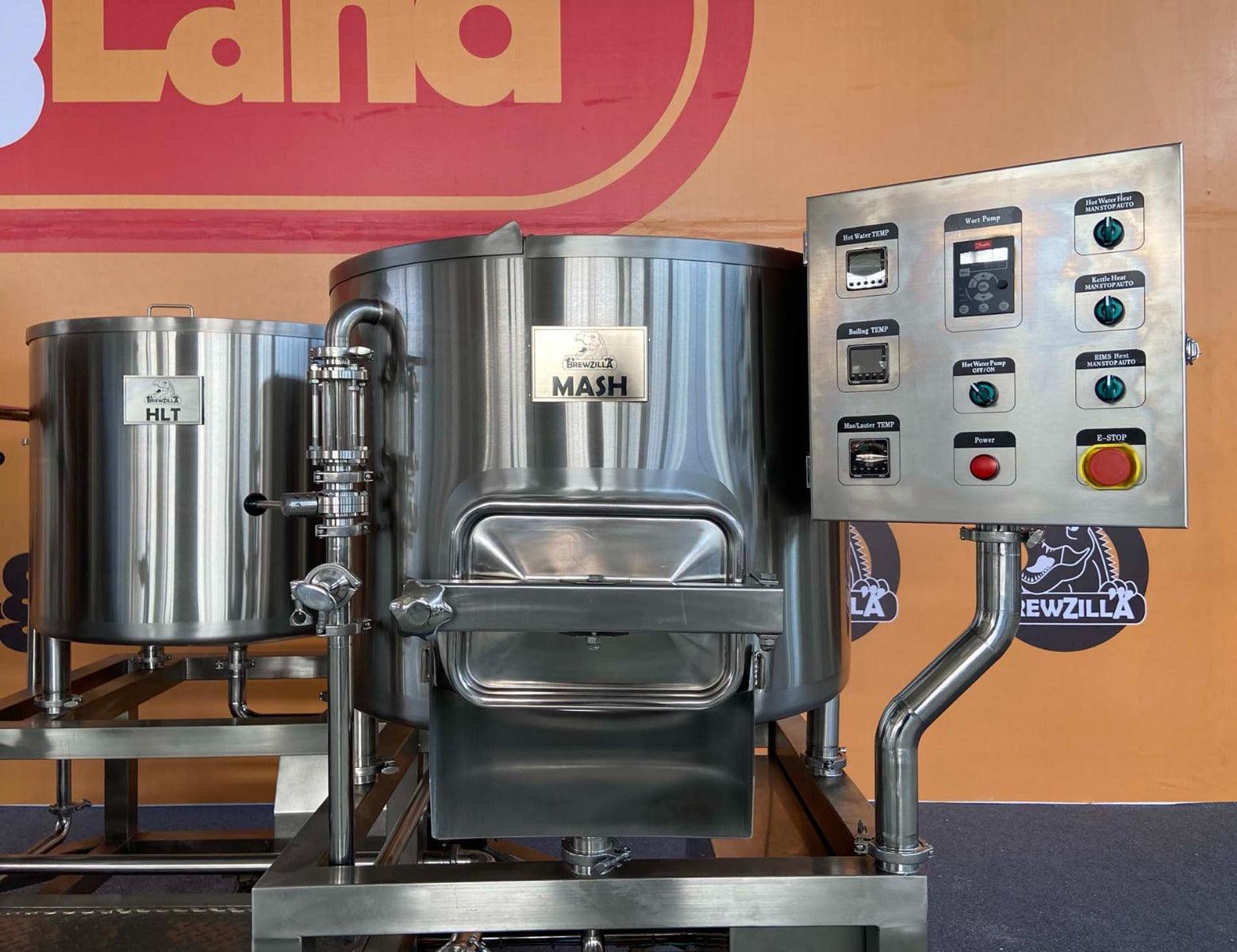 BrewZilla 200L - 3 Vessel Micro-Brewery