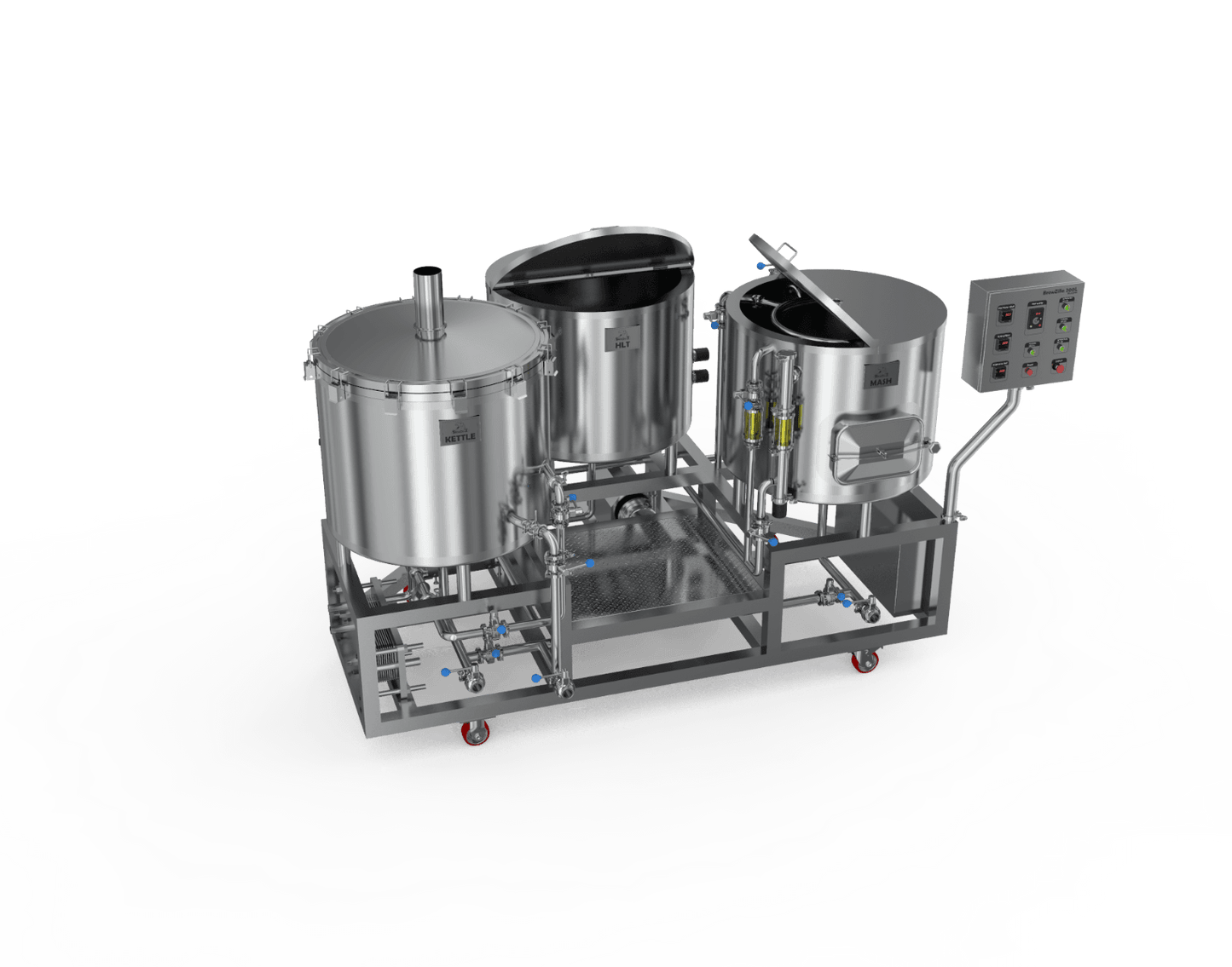 BrewZilla 200L - 3 Vessel Micro-Brewery