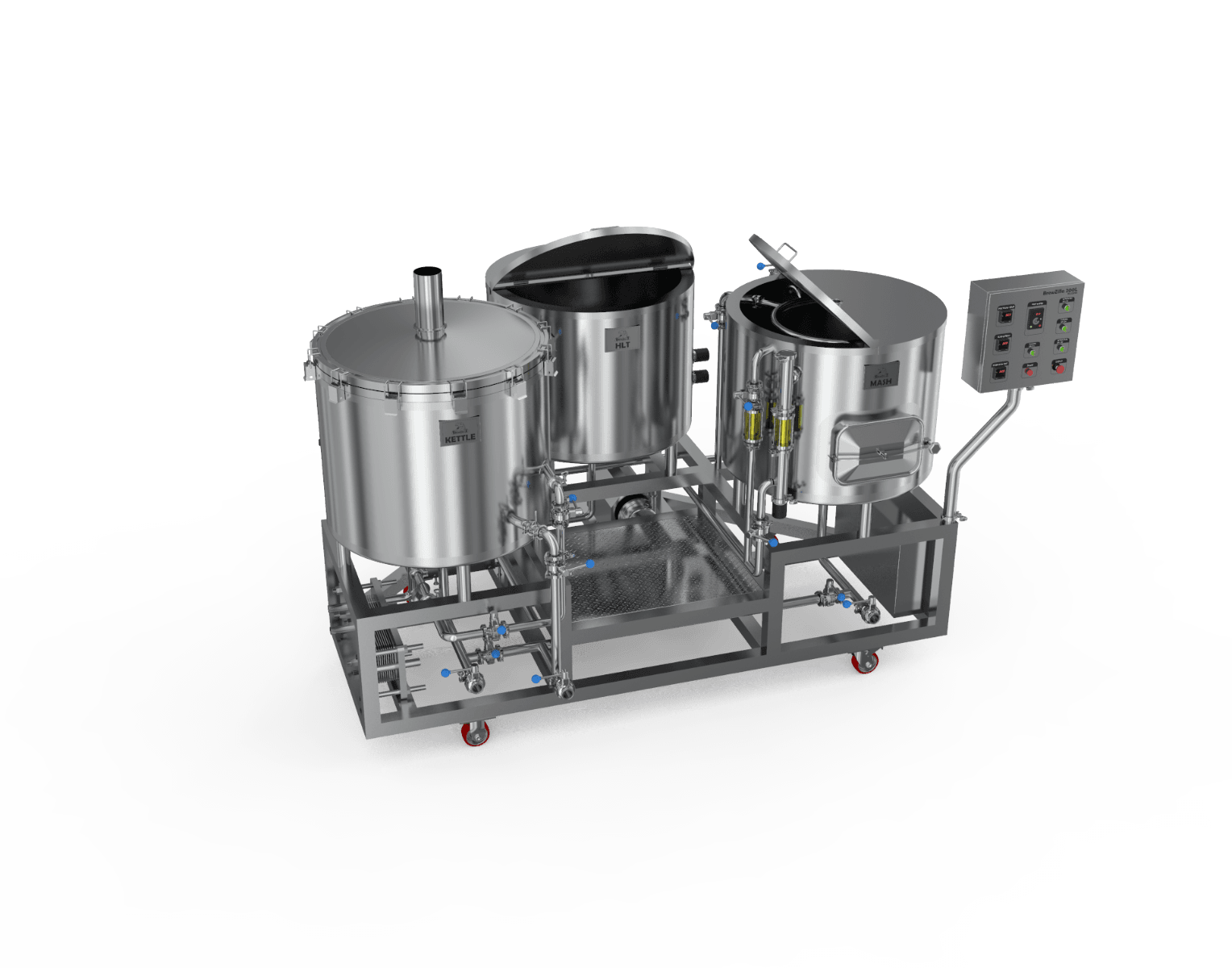 BrewZilla 200L - 3 Vessel Micro-Brewery