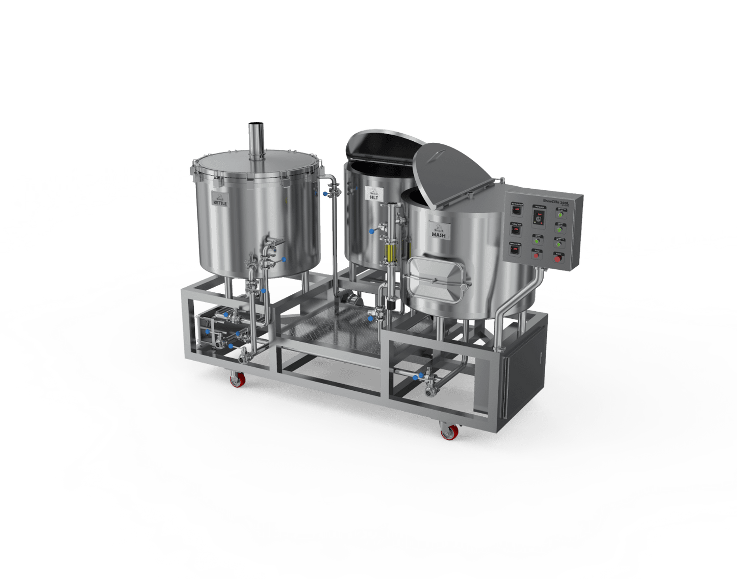 BrewZilla 200L - 3 Vessel Micro-Brewery