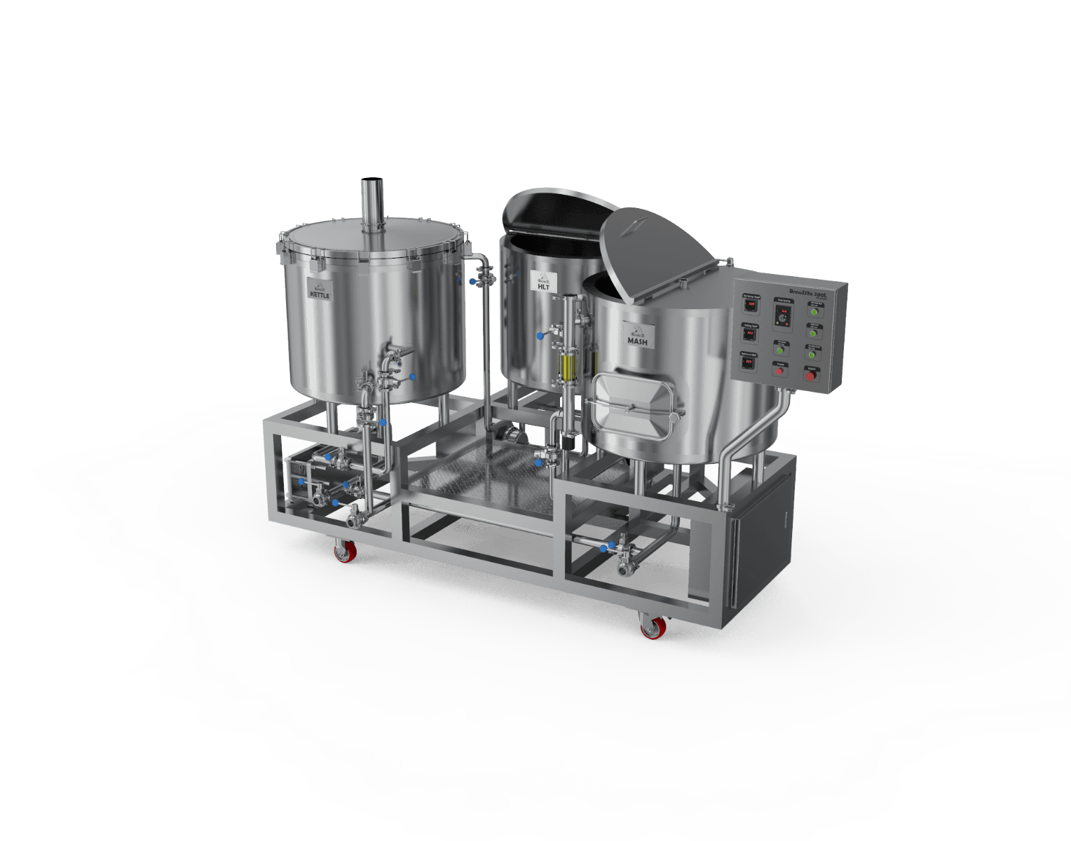 BrewZilla 200L - 3 Vessel Micro-Brewery