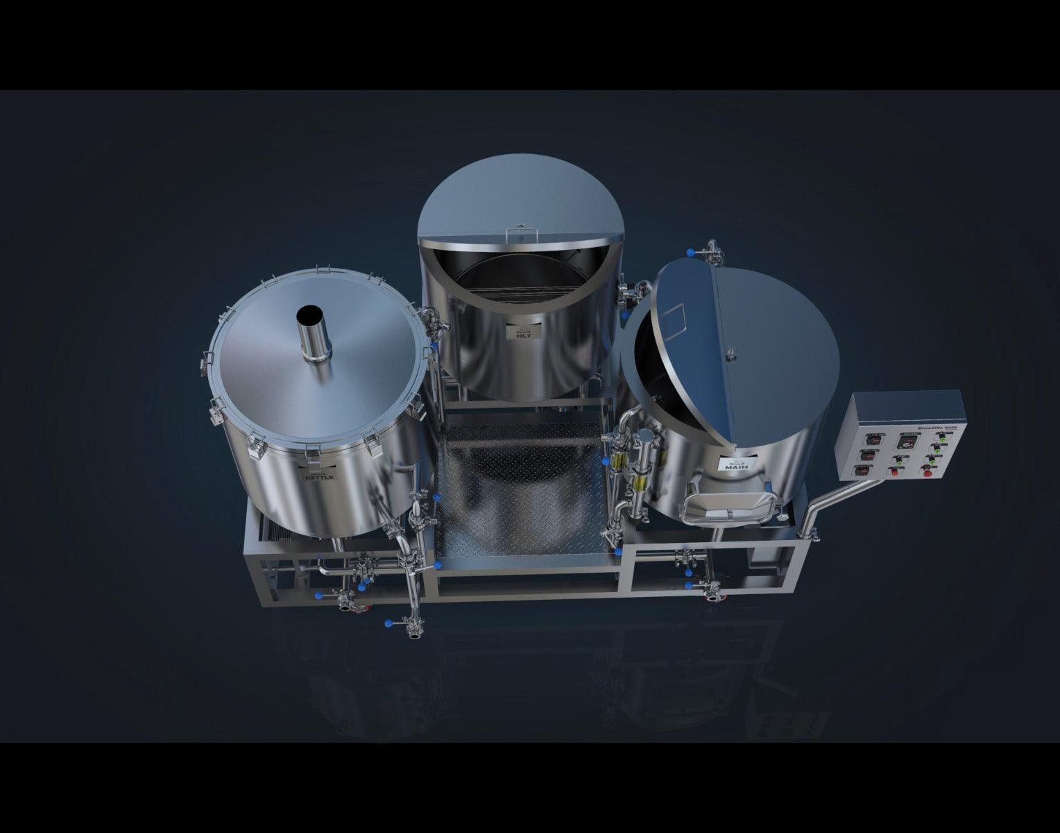 BrewZilla 200L - 3 Vessel Micro-Brewery