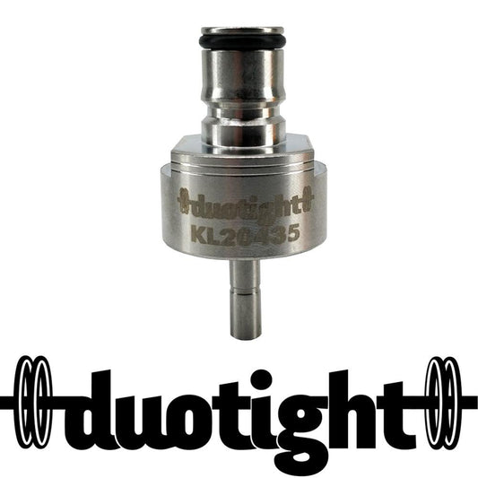 Carbonation & Line Cleaning Cap (Stainless Steel) - Duotight compatible - KegLand