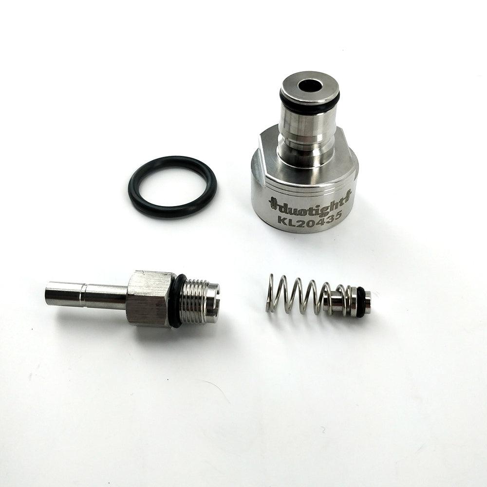 Carbonation & Line Cleaning Cap (Stainless Steel) - Duotight compatible - KegLand