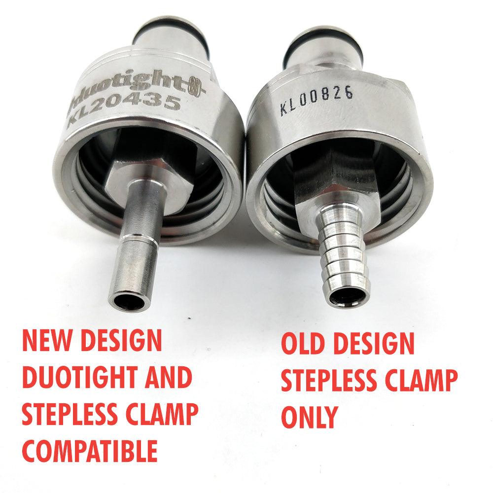 Carbonation & Line Cleaning Cap (Stainless Steel) - Duotight compatible - KegLand