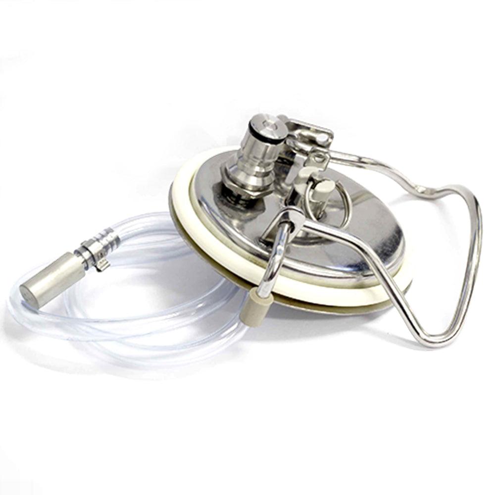 Carbonation Keg Lid with 0.5 M Diffusion Stone - KegLand