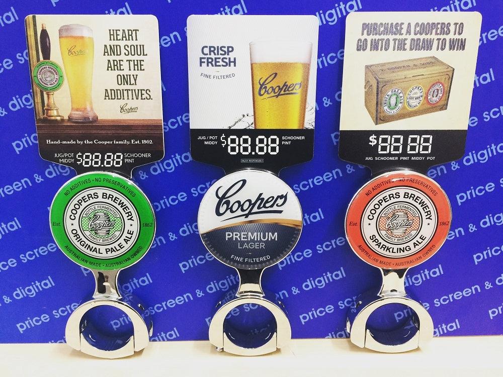 Decal Holder Plastic 82MM Chrome - KegLand