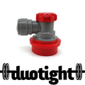 duotight 6.35mm (1/4) x Ball Lock Disconnect - (Grey + Red Gas) - KegLand