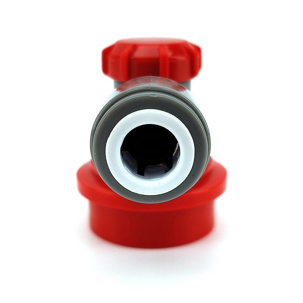 duotight 9.5mm (3.8) x Ball Lock Disconnect - (Grey + Red Gas) - KegLand