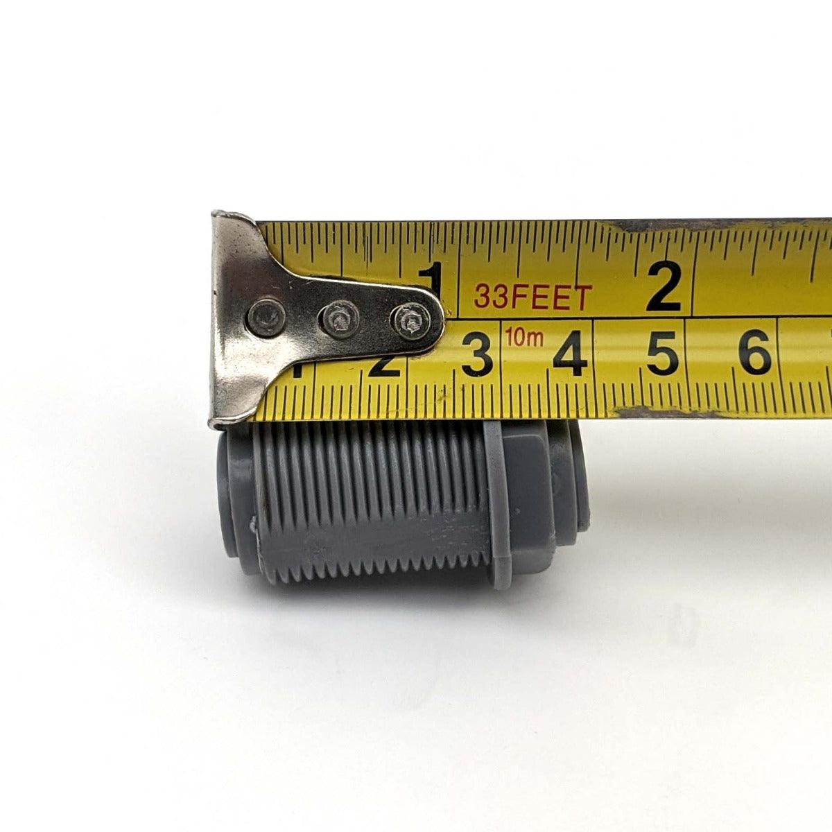 duotight - 9.5mm (3/8”) Female x 9.5mm (3/8”) Female Bulkhead with Locknut - KegLand