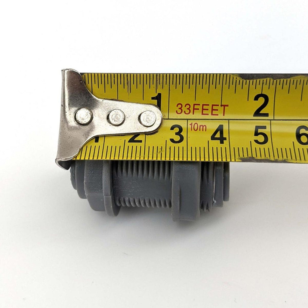 duotight - 9.5mm (3/8”) Female x 9.5mm (3/8”) Female Bulkhead with Locknut - KegLand