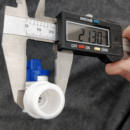 duotight - 9.5mm (3/8”) Female x ½" Male Thread Ball Valve - KegLand