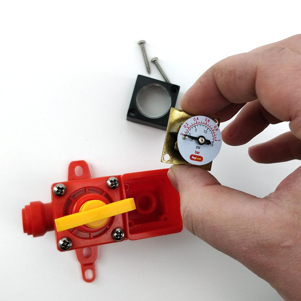 duotight - BlowTie 2 with Integrated Gauge 0-15psi - KegLand