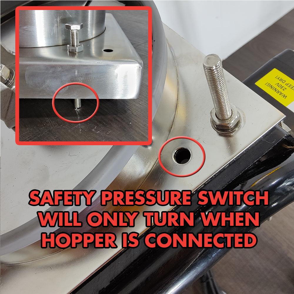 Electric Fruit Crusher - Stainless Steel - KegLand