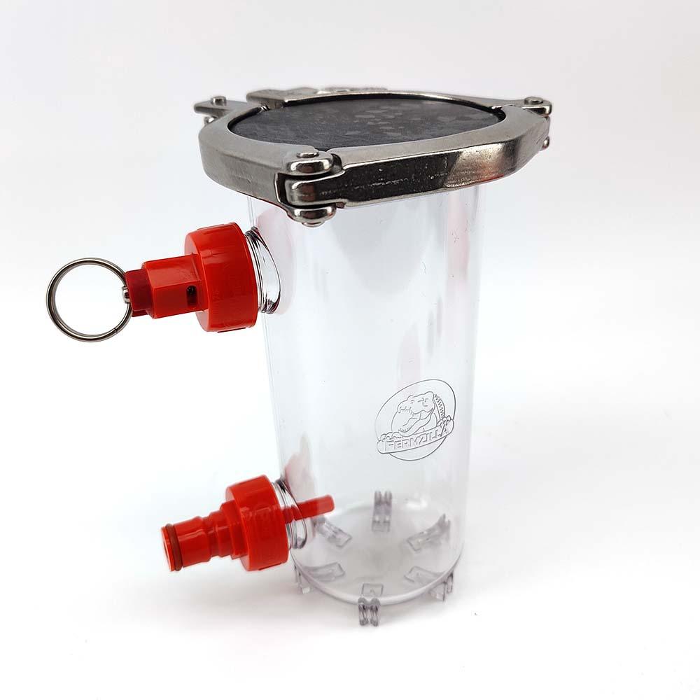FermZilla - 3 Inch Tri-Conical - 600ml Collection Container with (Tri Clover Clamp, End Cap and Seal) - KegLand