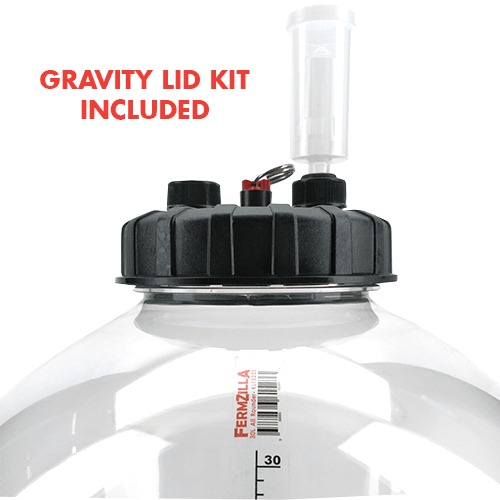 FermZilla All Rounder 30L - Includes Stand, Tank, Stainless Handle, Lid, Airlock, Stick on Thermomet - KegLand