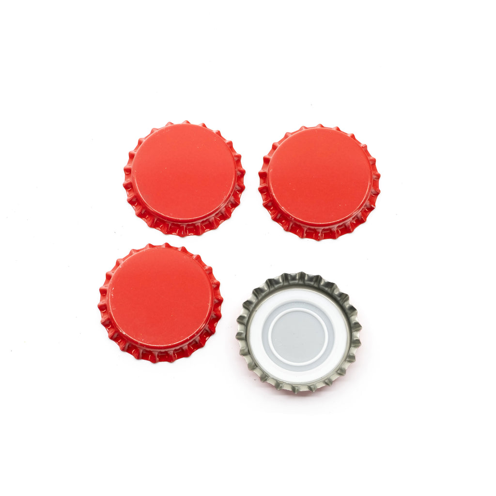 Crown Caps 29 mm Red 100pcs