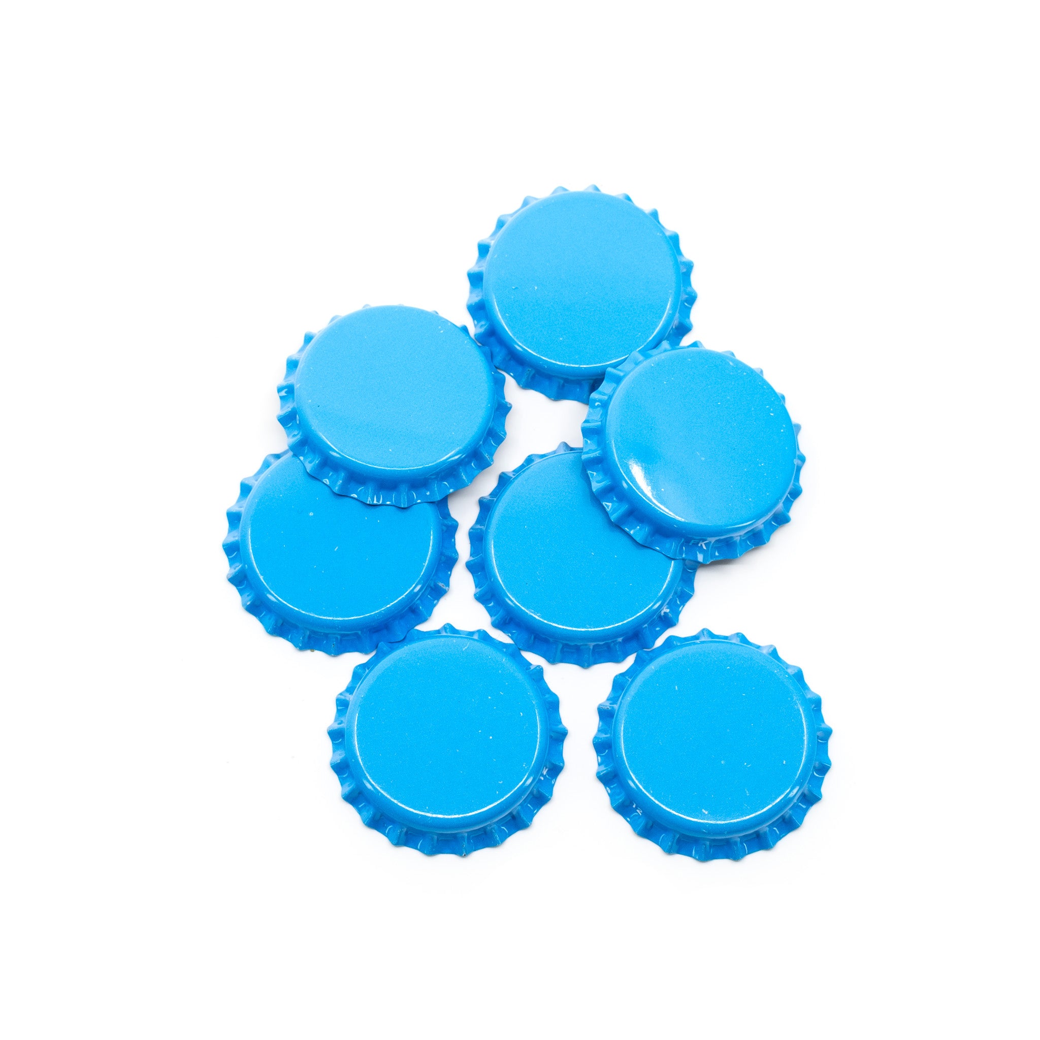 Crown Caps 26 mm Blue 100 pcs