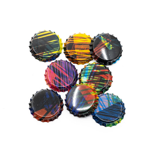 Crown Caps 26 mm Color Joy 100pcs