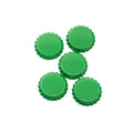 Crown Caps 26 mm Green 100pcs