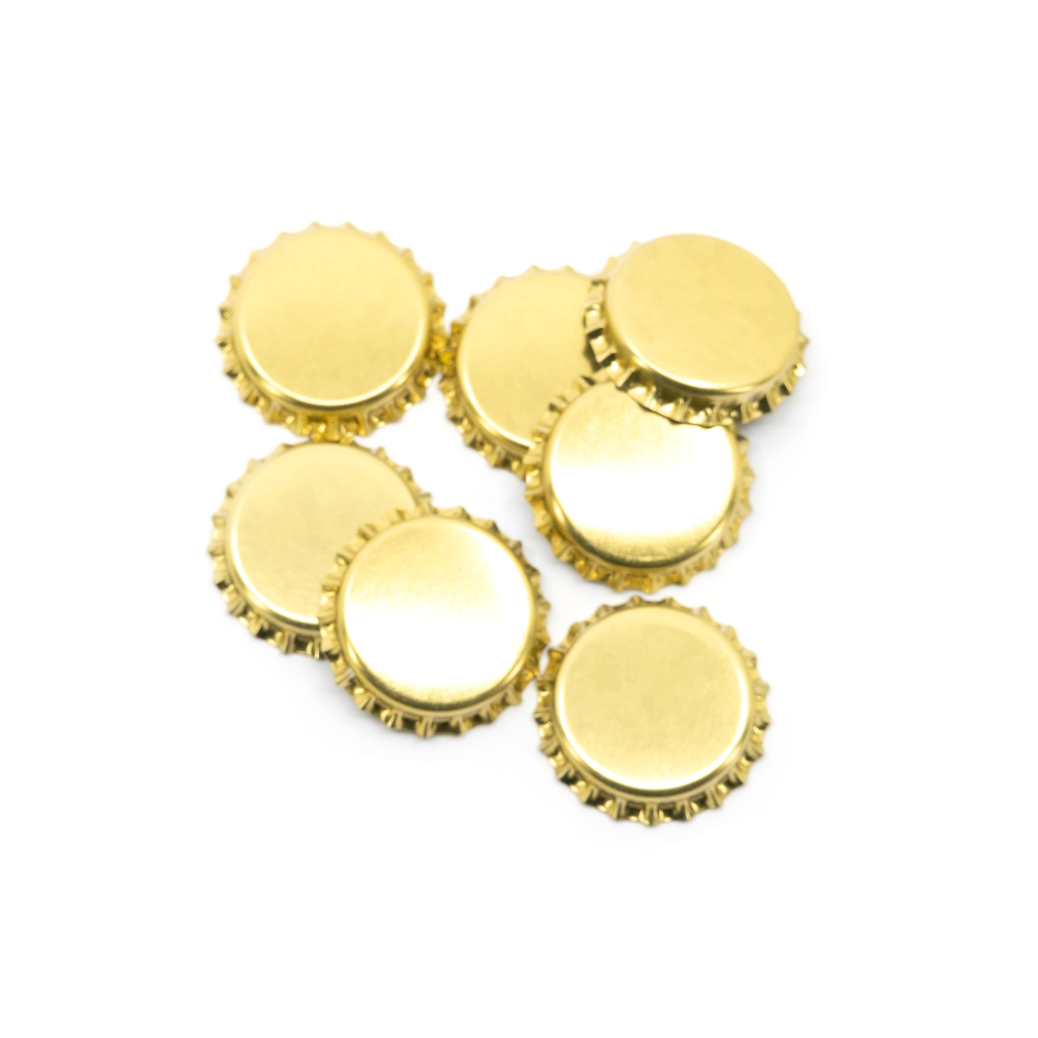 Crown Caps 26 mm Gold 100pcs