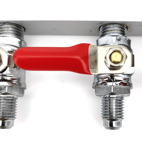 Gas Line Manifold Splitter 2 ways (MFL Thread) - KegLand