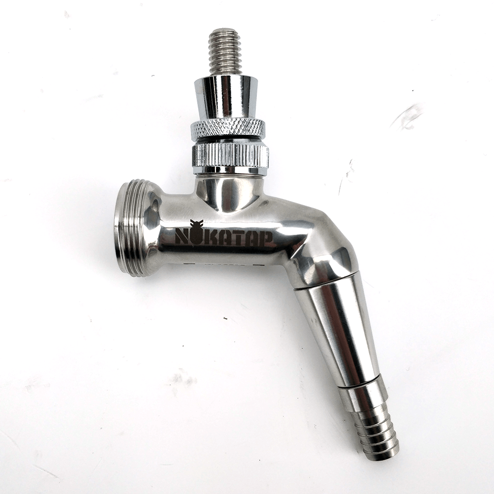 Growler Spout with Push in type with O-rings (NukaTap) - KegLand