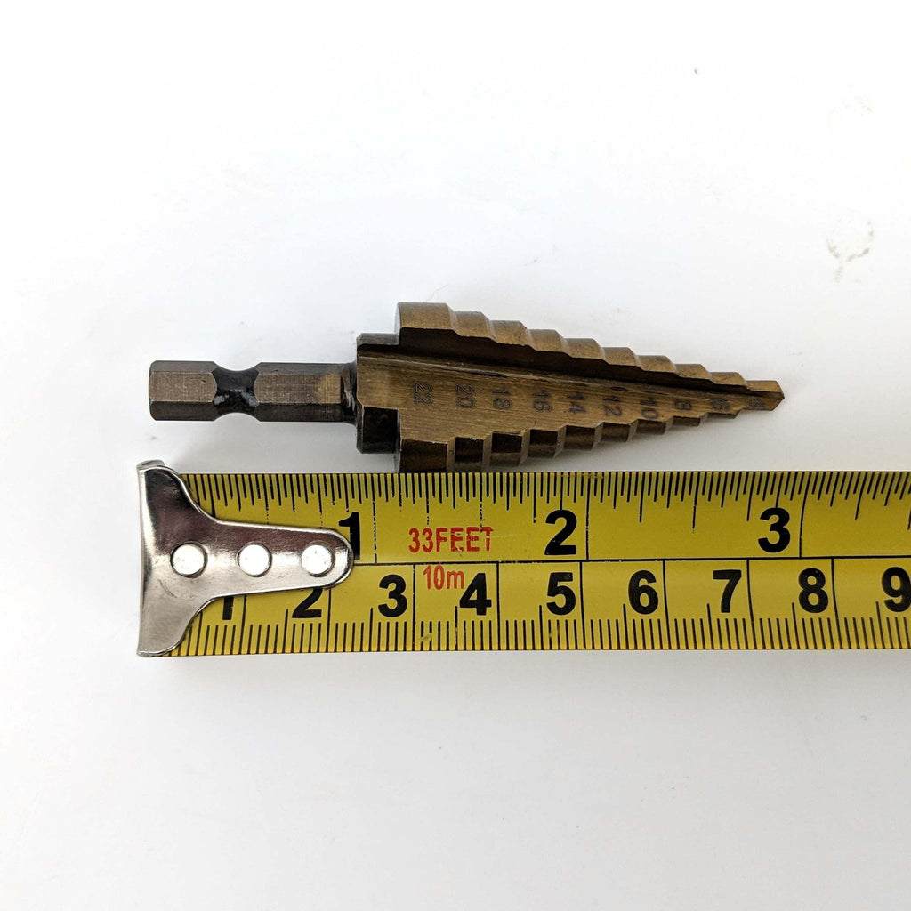 Stepped Rill Titanium Coated Step, stepped Drill Bit, HSS, for Metal, Wood and ...
