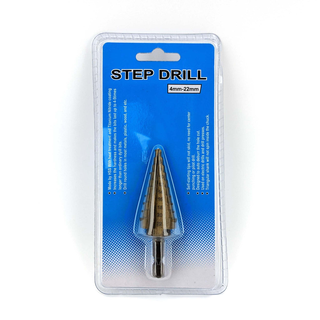 Stepped Rill Titanium Coated Step, stepped Drill Bit, HSS, for Metal, Wood and ...