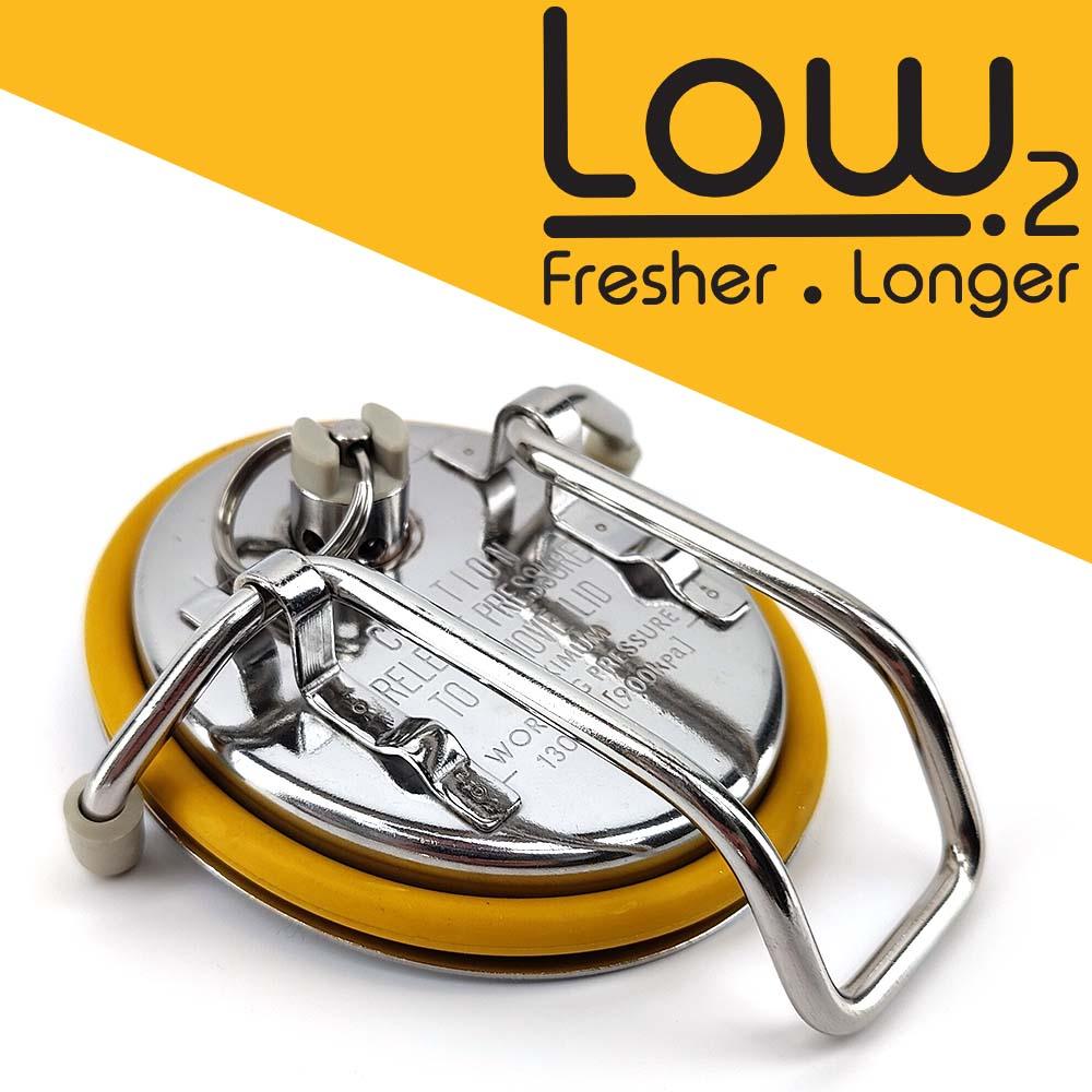 Keg Lid with PRV & Low2 O-ring - KegLand