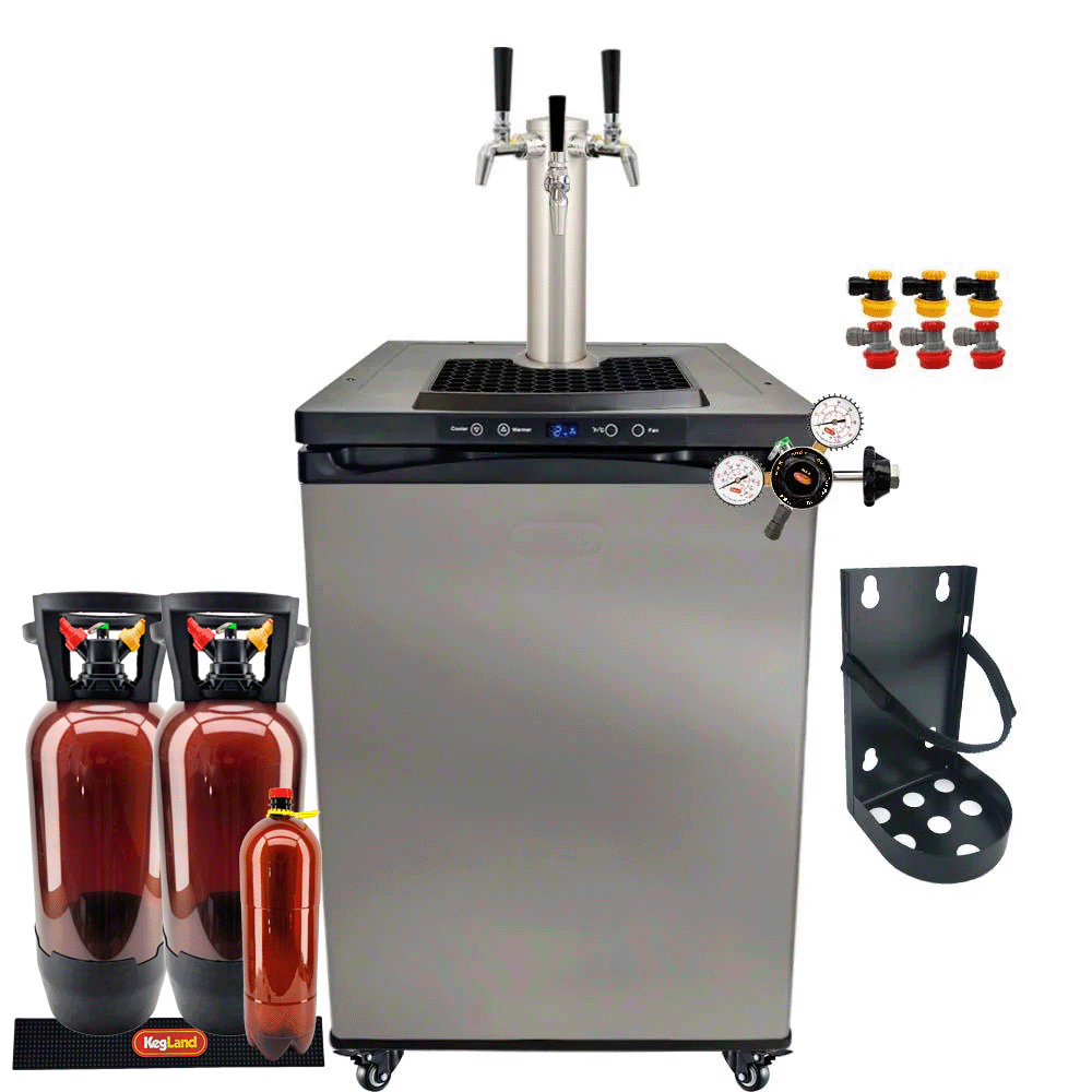 Triple Tap Series X.1 Kegerator Bundle