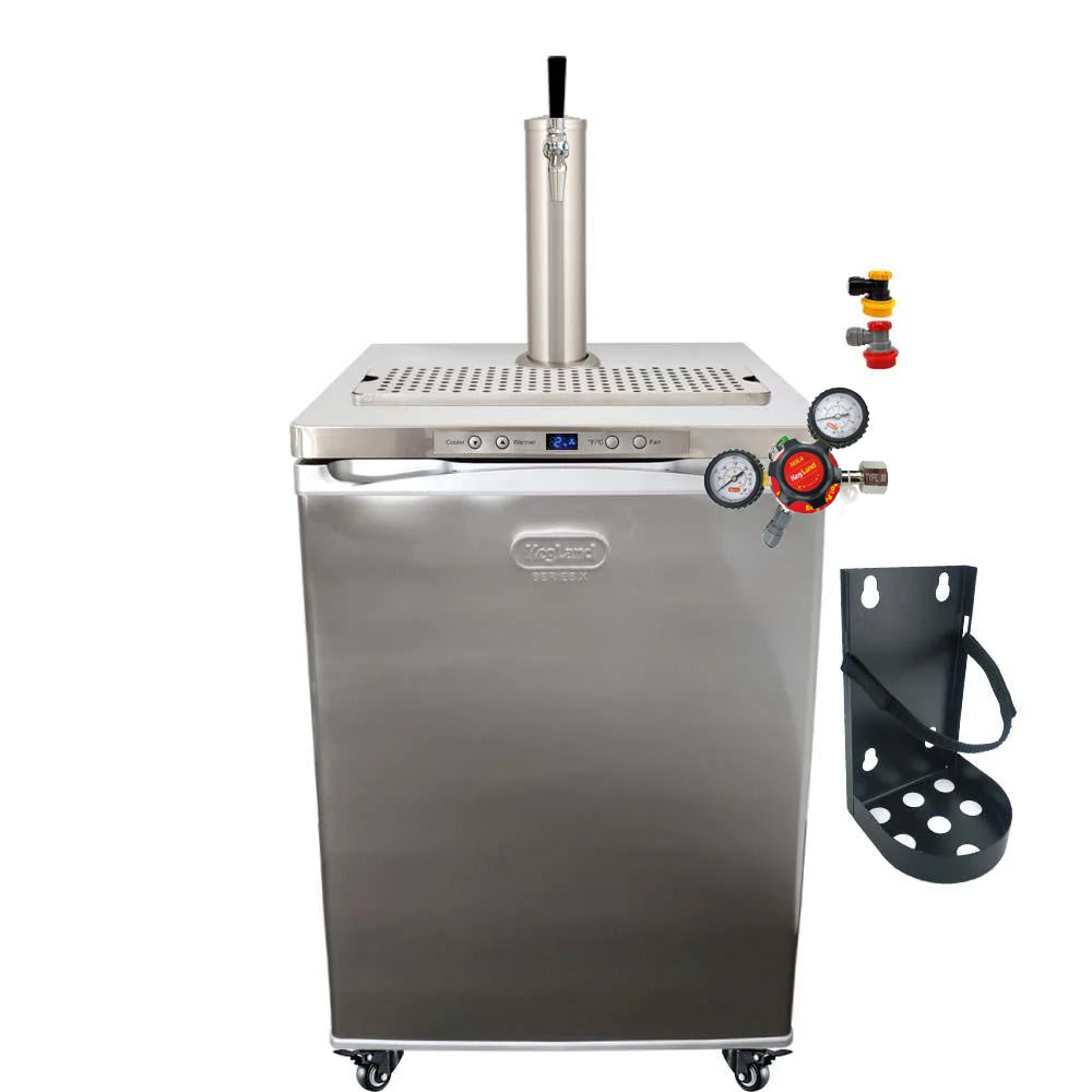 One Tap Series X.1 Stainless steel Kegerator Bundle