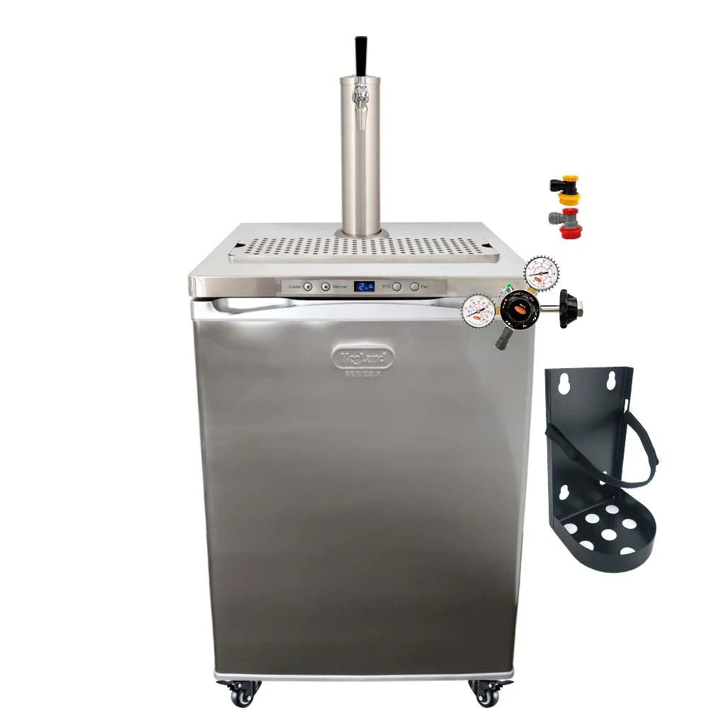 One Tap Series X.1 Stainless steel Kegerator Bundle
