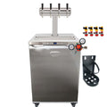 Quadruple T-BAR 4 Tap Series  X.1 Stainless steel Kegerator Bundle