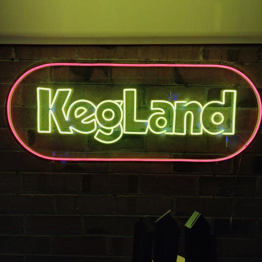 KegLand Soft LED Neon Sign 1000mm x 400mm (12v with AU power adaptor) - KegLand