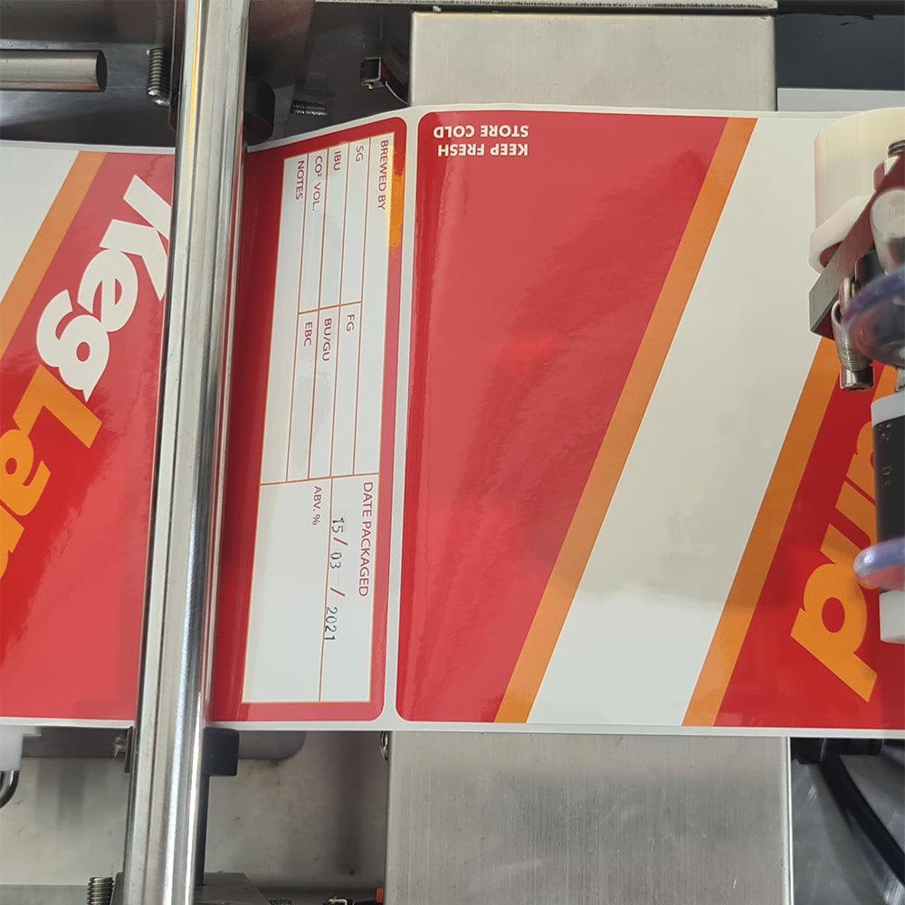 Label Applicator Machine WITH printer 240V 60Hz - KegLand