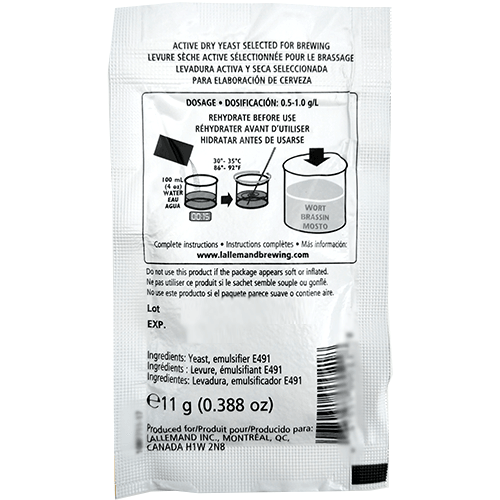 LalBrew Premium Series - Windsor Ale Yeast - 11g