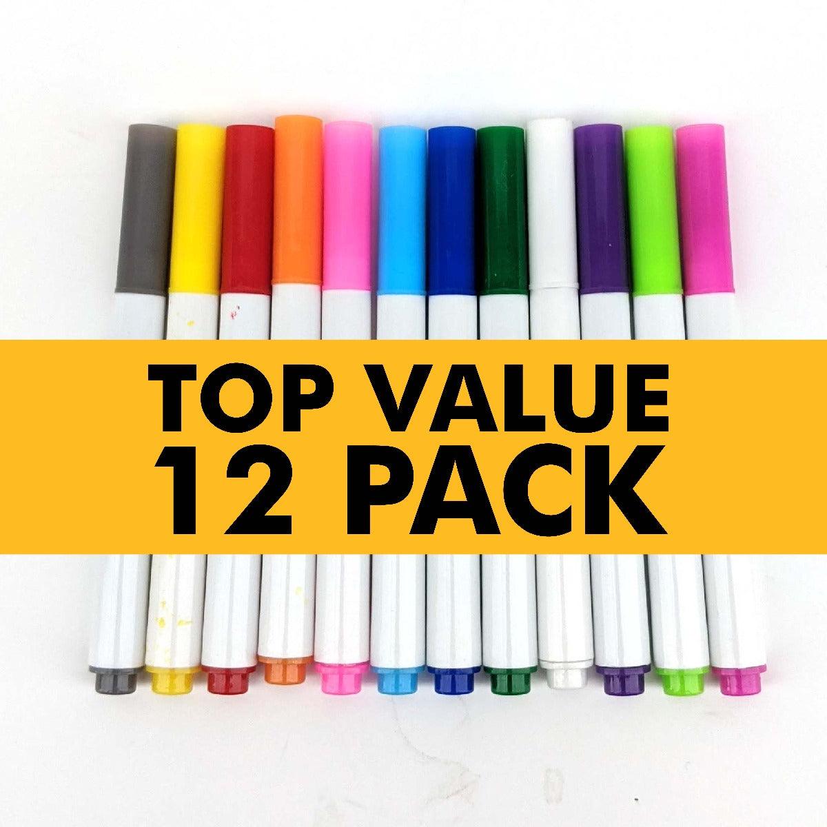 Liquid Chalk Pens - Set of 12 - KegLand