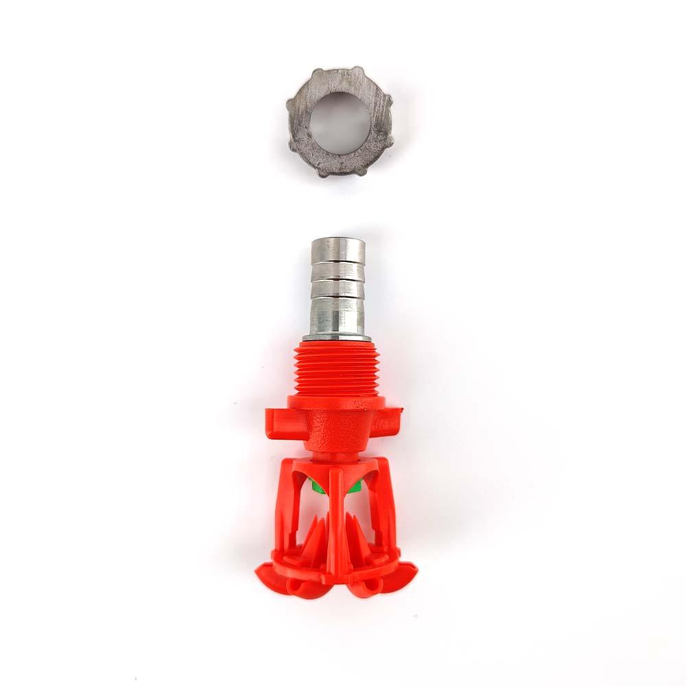 Low Volume CIP Spinning Spray Rotor (stainless swivel nut and barb ) - KegLand