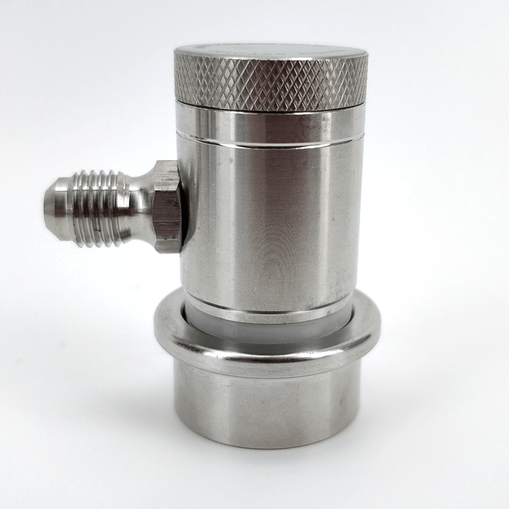 Machined Stainless Ball Lock Disconnect - MFL Thread (Grey/Gas) - KegLand