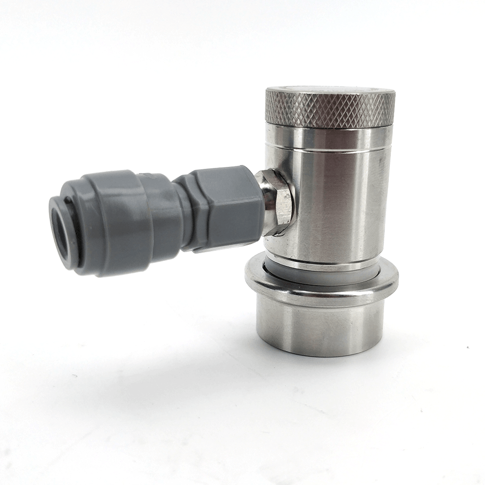 Machined Stainless Ball Lock Disconnect - MFL Thread (Grey/Gas) - KegLand