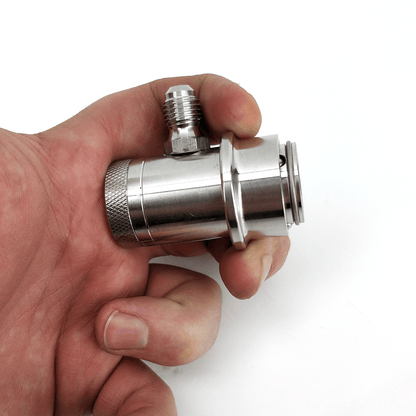 Machined Stainless Ball Lock Disconnect - MFL Thread (Grey/Gas) - KegLand