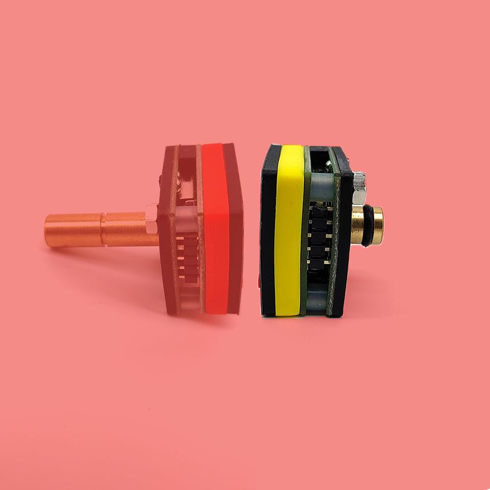 Mini Digital Illuminated Gauge 27mm x 27mm x 8mm 0-100psi High Accuracy - KegLand